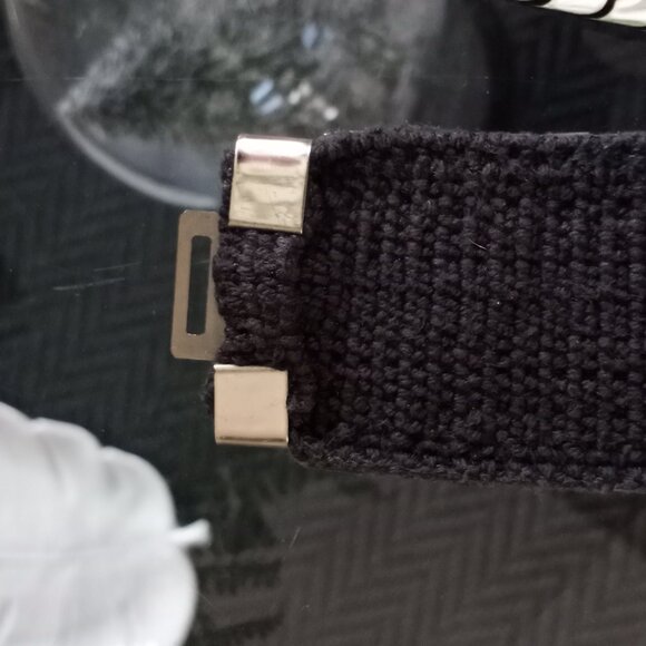 Vintage Metal Gold/Silver elasticated Belt OSFM - Picture 7 of 8